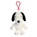 Peanuts Snoopy Keyclip by Aurora World, 40478. Soft cuddly toy keyring