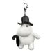 Moominpappa Keyclip by Aurora World, 60153. Soft cuddly toy keyring