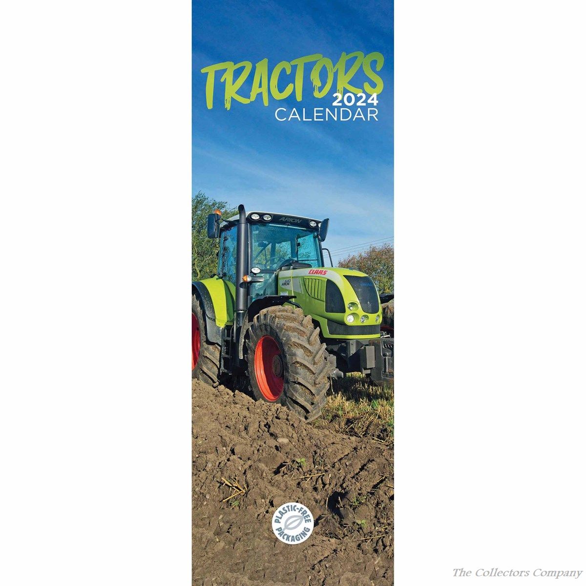 Tractors Slim Calendar 2024 by Carousel Calendars 240768