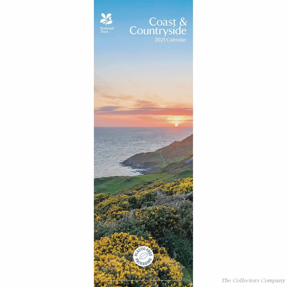 National Trust, Coast and Countryside Slim Calendar 2025