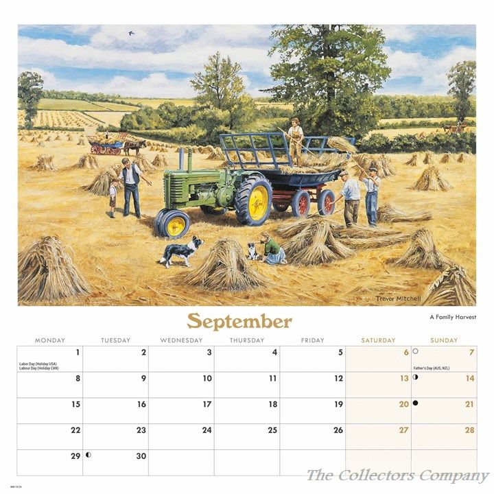 Countryside Memories, Trevor Mitchell Wall Calendar 2025, Carousel