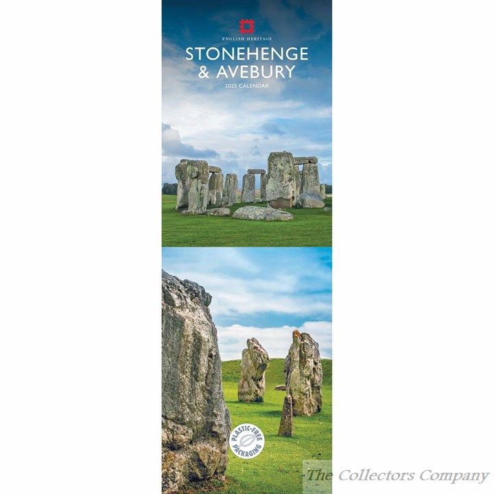 English Heritage Stonehenge & Avebury Slim Calendar 2025