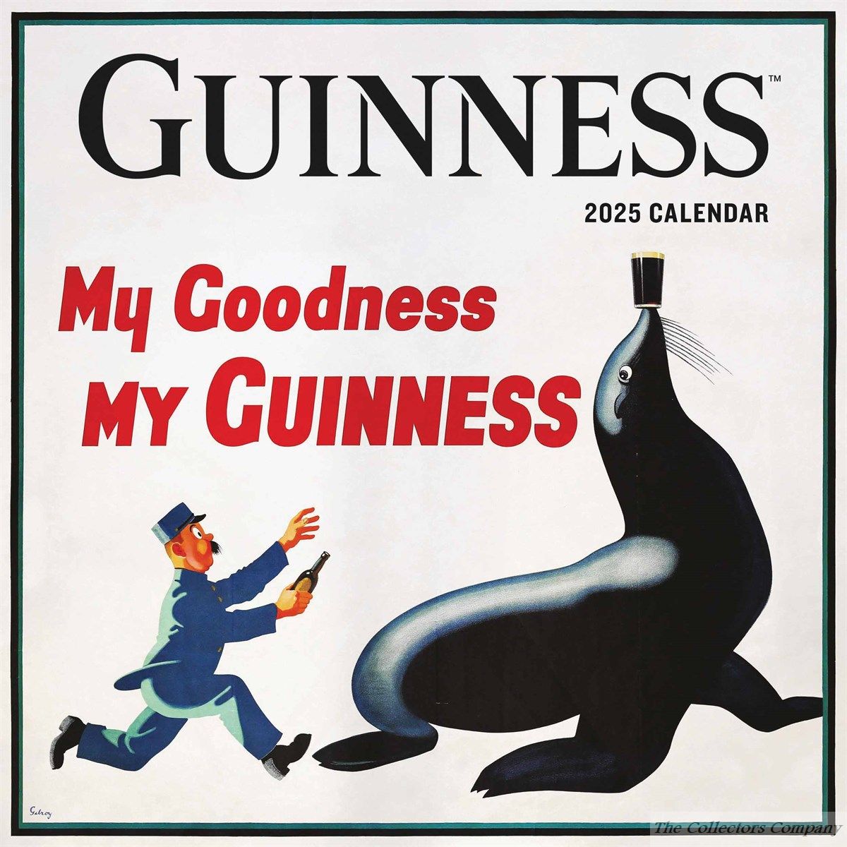 Guinness Poster Art Wall Calendar 2025