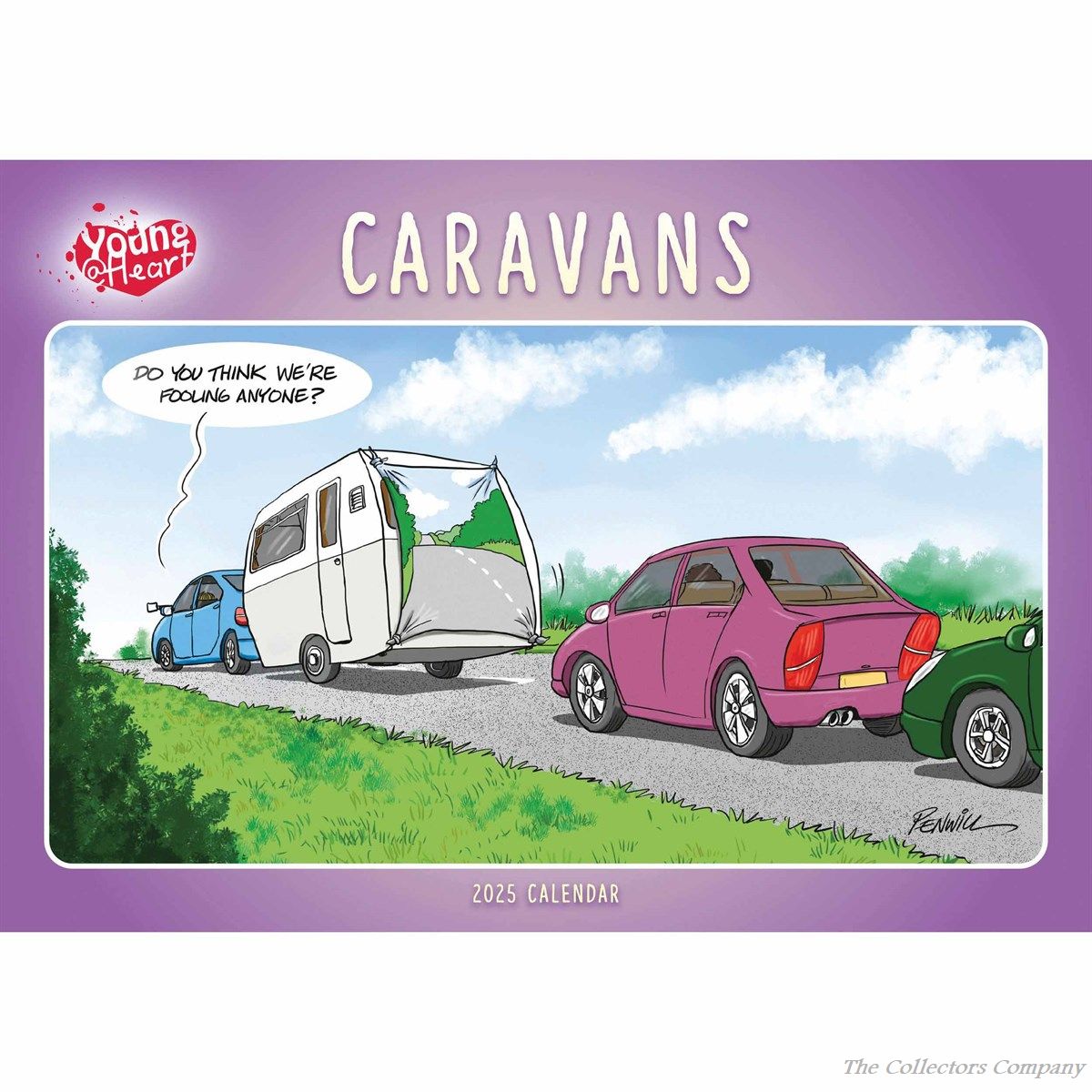 Young At Heart, Caravans A4 Calendar 2025