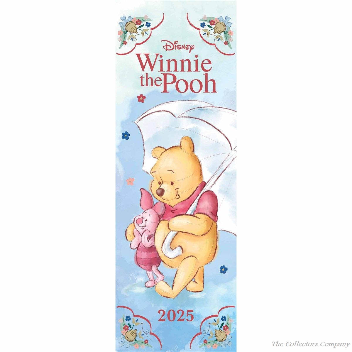 Winnie the Pooh Slim Calendar 2025