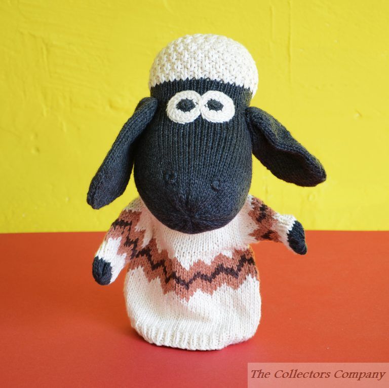 Shaun the Sheep Knitted Hand Puppet ChunkiChilli