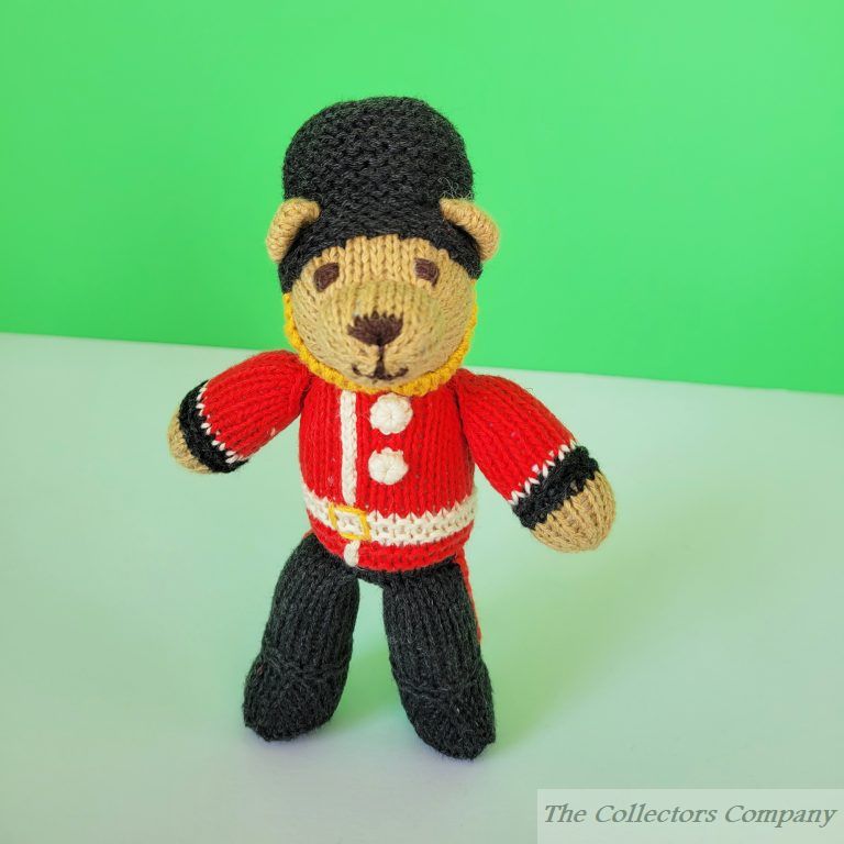 Mini Guardsman Teddy Knitted Toy ChunkiChilli