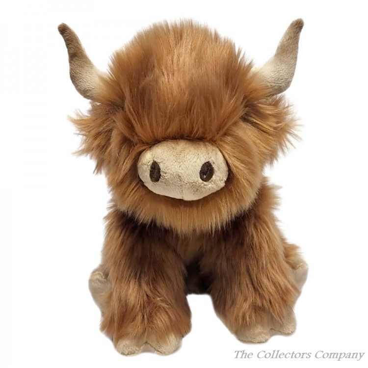 Wilberry Favourites, Highland Cow Soft Toy by The Puppet Company, WB001616. Plush Cuddly toy