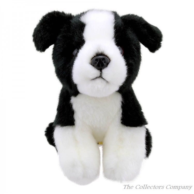 Wilberry Mini Soft Toy, Border Collie by The Puppet Company, WB005004. Plush cuddly toy