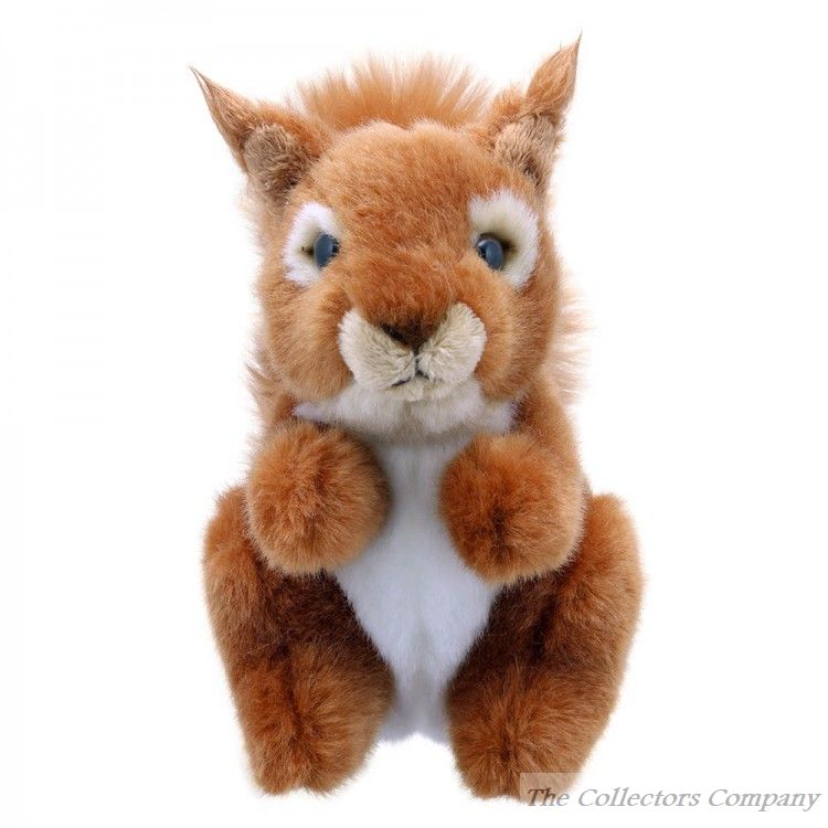 Wilberry Mini Soft Toy, Red Squirrel by The Puppet Company, WB005021. Plush cuddly toy