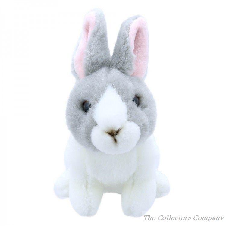 Wilberry Mini Soft Toy, Rabbit by The Puppet Company, WB005024. Plush cuddly toy