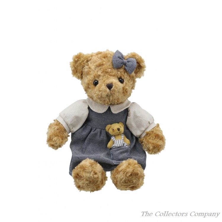 Wilberry Dressed Animals, Mummy Bear Soft Toy, WB005414. Plush cuddly toy