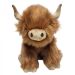 Wilberry Favourites, Highland Cow Soft Toy by The Puppet Company, WB001616. Plush Cuddly toy