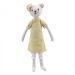 Wilberry Linen, Girl Bear Soft Toy by The Puppet Company, WB004223. Cuddly teddy bear