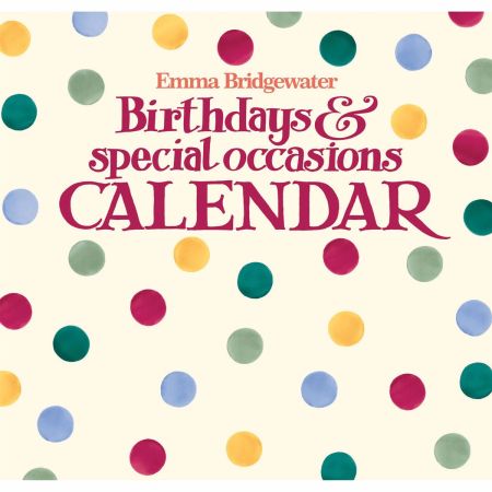 Emma Bridgewater Birthday Polka Dot Perpetual Calendar