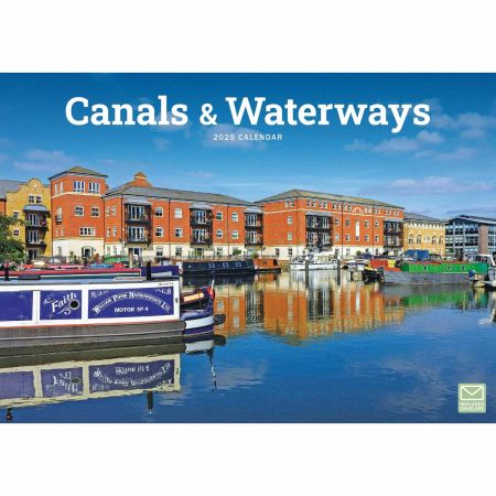 Canals and Waterways A4 Calendar 2025