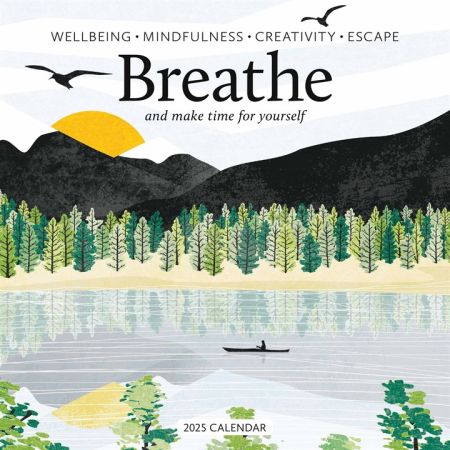 Breathe Wall Calendar 2025