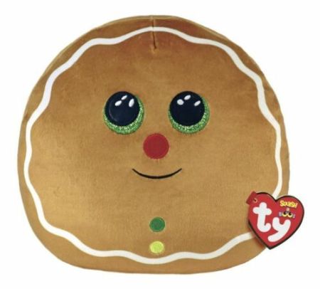 Ty Squishy Christmas Ginger Cookie 14 inches (35cm) 39214