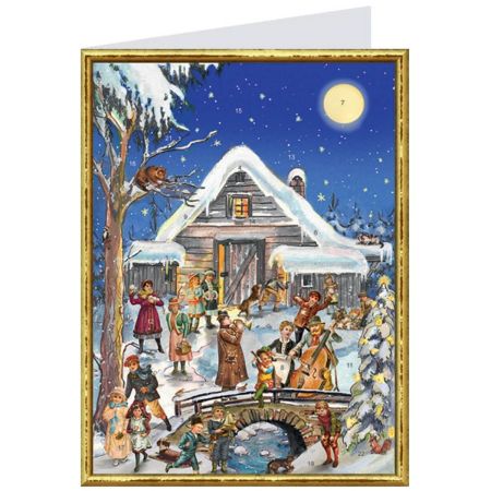 Richard Sellmer Advent Calendar Card Christmas Musicians 413