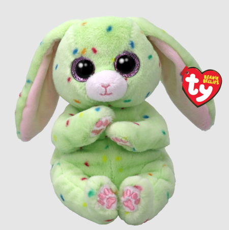 Fern TY Beanie Bellies, 8in Soft Toy, 41514. Plush cuddly toy