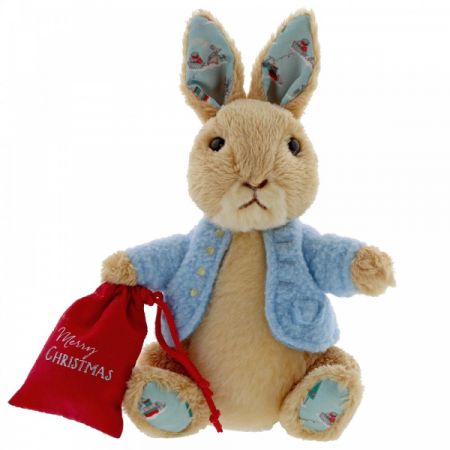 Beatrix Potter Christmas Peter Rabbit Soft Toy A29396