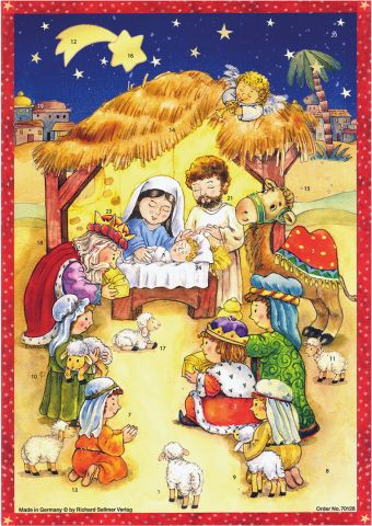 Richard Sellmer Advent Calendar The Crib at Bethlehem 70128