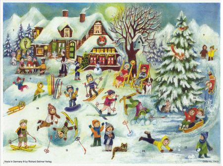 Richard Sellmer Advent Calendar Ski Lodge 70131