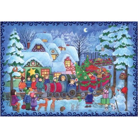 Richard Sellmer Traditional Advent Calendar Christmas Train 