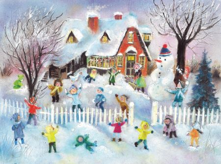 Richard Sellmer Advent Calendar Snowball Fight 794 