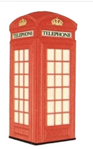 Red Telephone Box Fridge Magnet by Elgate 13092