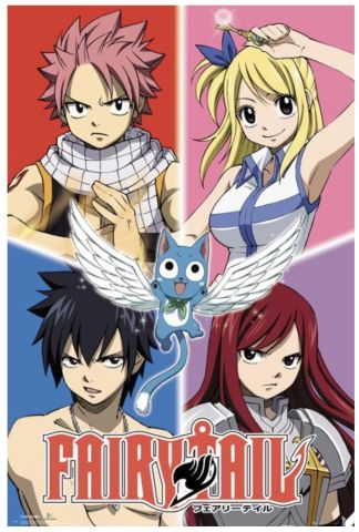 Fairy Tail Quad Maxi Poster by GB Eye FP4543 