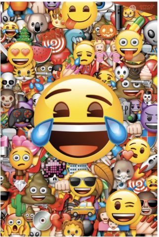 Emoji Collage Bravado Maxi Poster by GB Eye GN0843