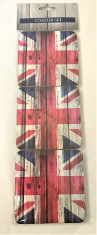 union jack coasters set of 6 by elgate 67659