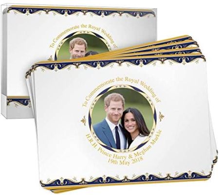 Royal Heritage H.R.H Harry and Megan Markle Wedding Commemorative Placemats LP18079