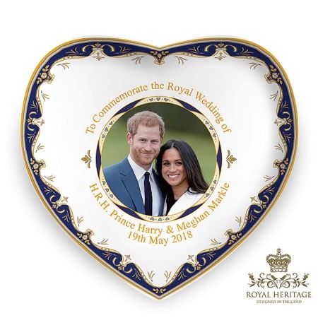 Harry and Meghan China Heart Dish LP18086 