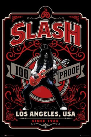 Slash Whiskey Label Poster LP2054