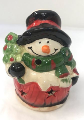 Leonardo Snowman battery tealight figure LP40223