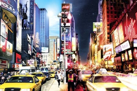 New York Day and Night Poster PH0459