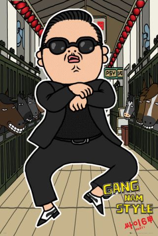 PSY Gangnam Style Graphical Image Poster LP1624