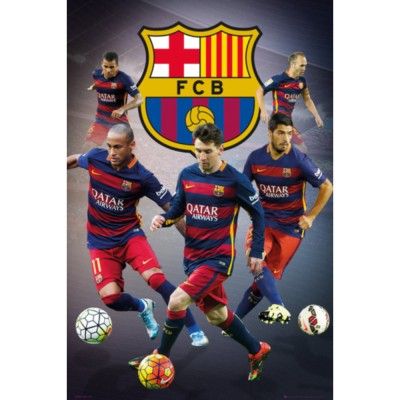 Barcelona Star Players Poster SP1350