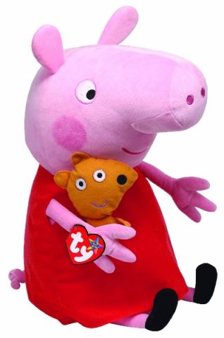 TY Peppa Pig Classic Beanie Toy 38cm 56018