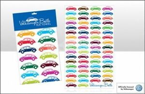 Volkswagen Beetle Tea Towel officially licensed by Volkswagen.