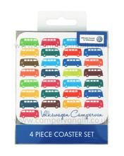 Volkswagen Coaster Set Multicoloured Campervan design