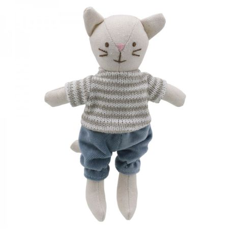 Wilberry Collectables, Boy Cat Soft Toy by The Puppet Company, WB001503