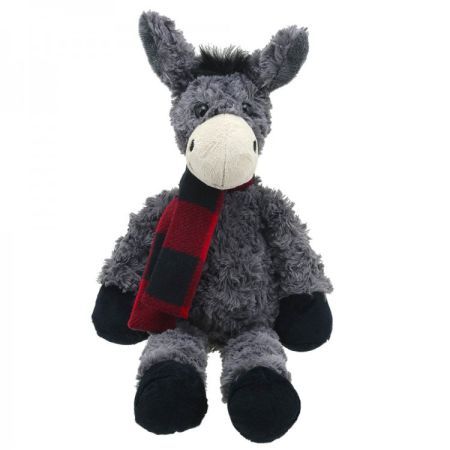 Wilberry Eco Classics Soft Toy, Large Donkey by The Puppet Company, WB004805. Plush cuddly toy