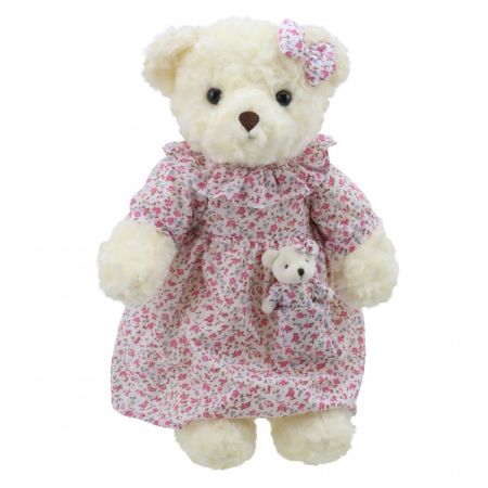 Wilberry Dressed Animals, Bedtime Bear in Nightie Soft Toy by The Puppet Company, WB005416