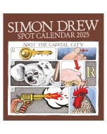 Simon Drew Easel Desk Calendar 2025