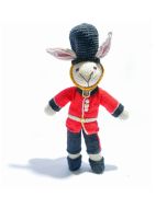 Rabbit Guardsman Knitted Toy ChunkiChilli