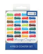 Volkswagen Coaster Set Multicoloured Campervan design