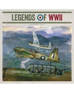 Legends of WWII Wall Calendar 2024